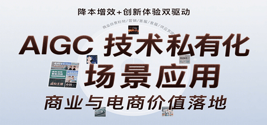 AIGC技术私有化场景应用，内容创作/视觉设计/私有化部署/商业应用/电商运营等-凌云网创