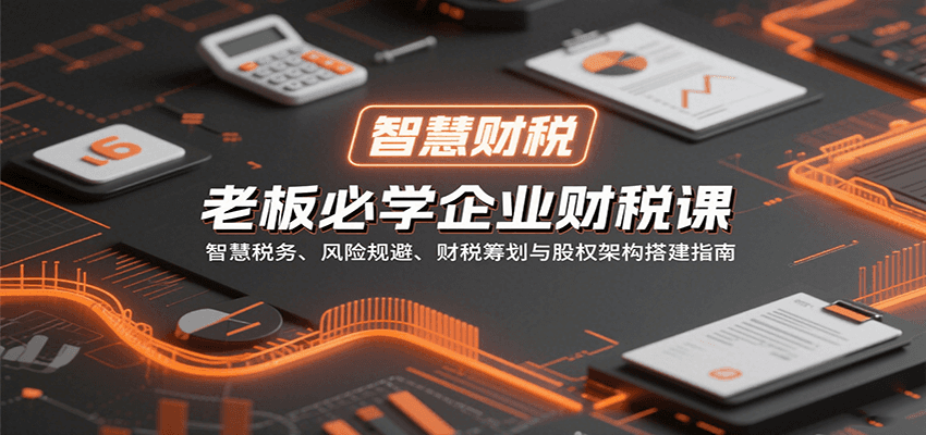 老板必学企业财税课：智慧税务、风险规避、财税筹划与股权架构搭建指南-凌云网创